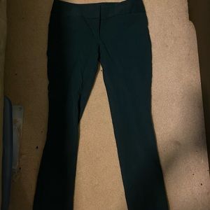 Loft teal ankle pants